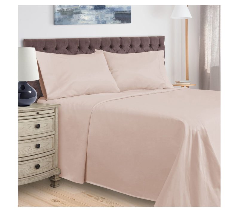 Superior Egyptian Cotton Solid Deep Pocket Shee t Set, Queen — View 3