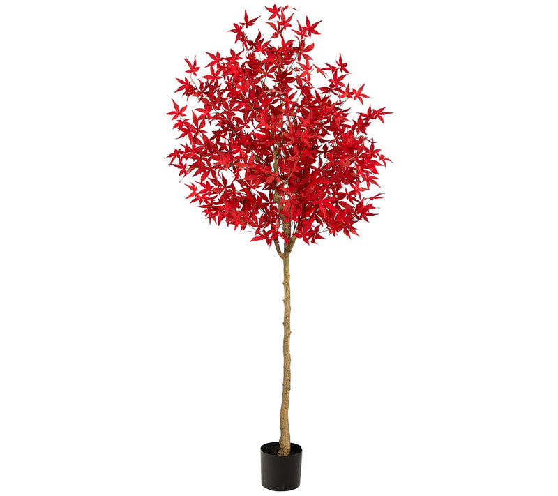 Nearly Natural 6' Autumn Maple Artificial Fall Tree — Main view