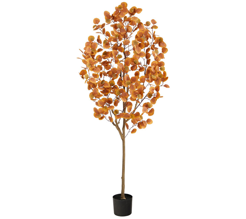 Nearly Natural 6' Autumn Eucalyptus Artificial Tree — Main view