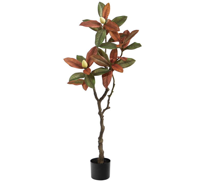 Nearly Natural 4' Fall Magnolia Artificial Tree — Main view