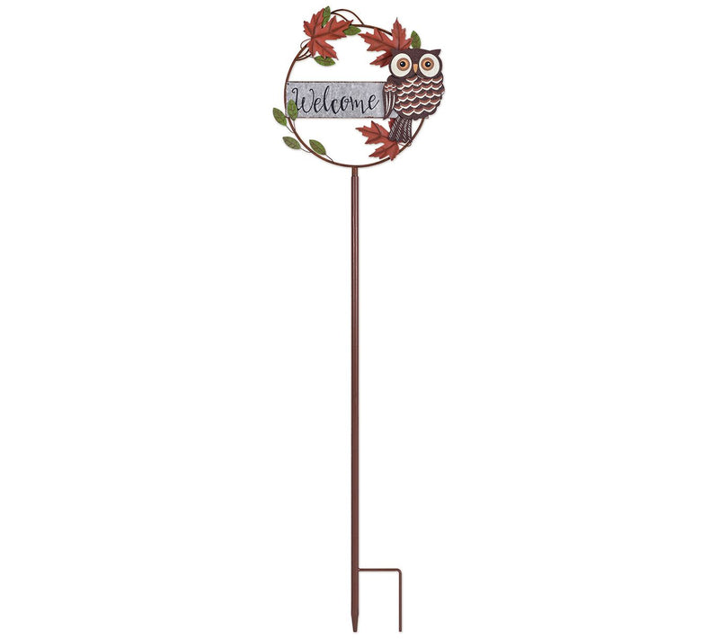 Sunset Vista Owl Welcome Stake 42" — View 3