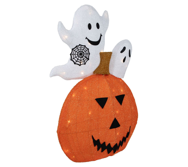 Northlight Lighted Jack-O-Lantern & Ghosts Decoration — View 4