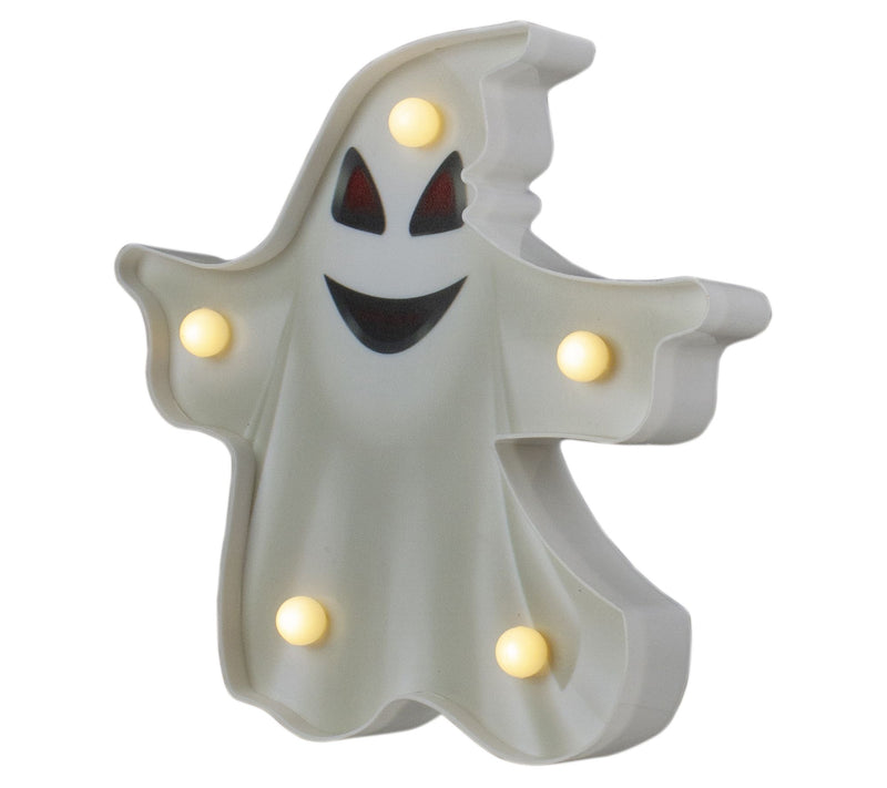 Northlight 7" LED Lit Ghost Halloween Marquee Sign — View 5
