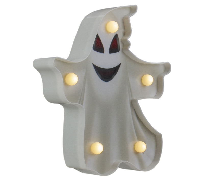 Northlight 7" LED Lit Ghost Halloween Marquee Sign — View 4