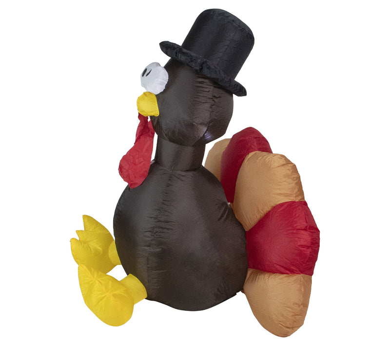 Northlight 6' Inflatable Turkey Harvest Outdoor Decoration — View 6