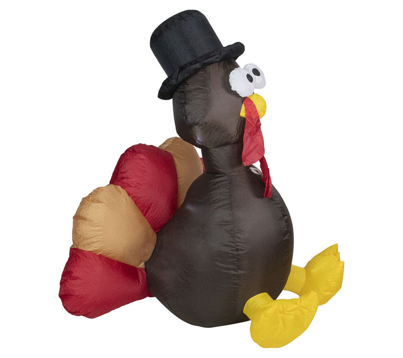 Northlight 6' Inflatable Turkey Harvest Outdoor Decoration — View 4