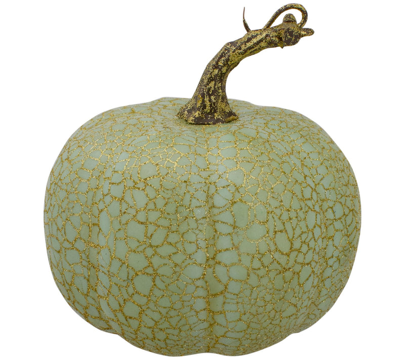 Northlight S/2 Crackle Harvest Tabletop Thanksg iving Pumpkins — View 5