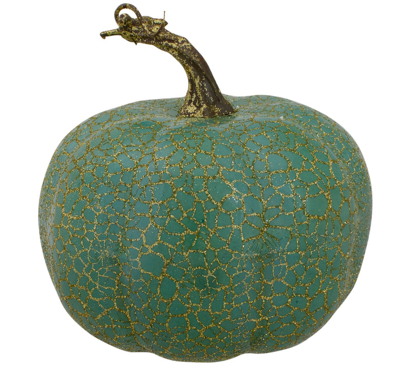Northlight S/2 Crackle Harvest Tabletop Thanksg iving Pumpkins — View 4