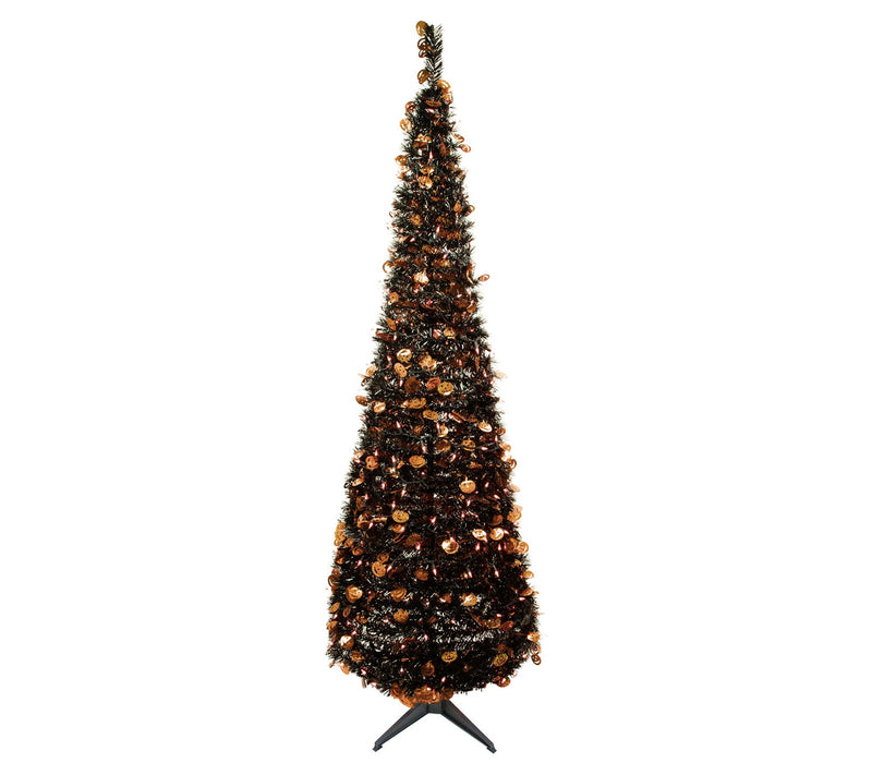 Northlight 6' Fall Harvest Pop Up Halloween Tree — View 3