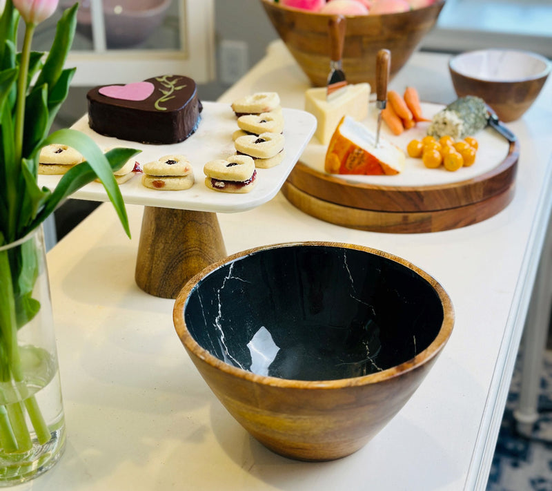 Temp-tations x Alberti Set of (3) Mango Wood Bowls — View 16