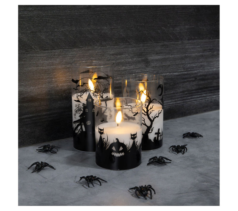 LumaBase Battery-Operated Halloween Hurricanes,3ct — View 2