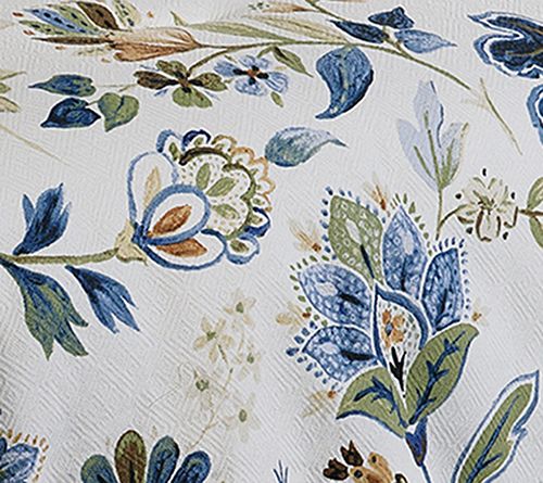 Home Reflection Reversible Jacobean Floral Comforter Set- Queen — View 2