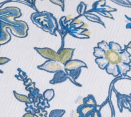 Home Reflections S/2 Jacobean Floral Decorative Pillows — View 2