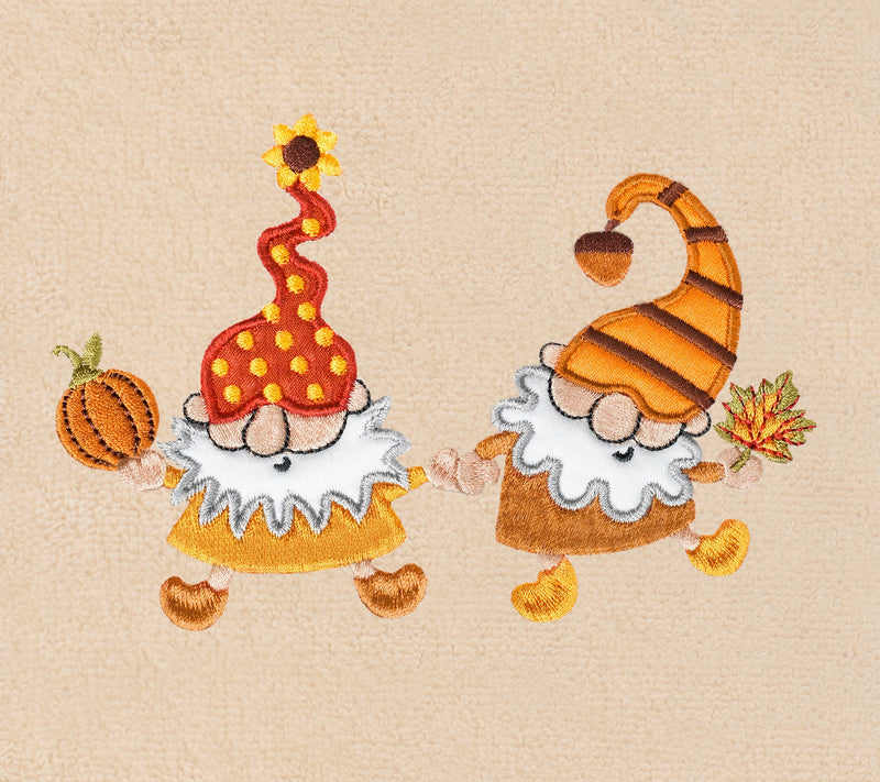 Linum Home Textiles Autumn Gnomes - EmbroideredLuxury Towels — View 7