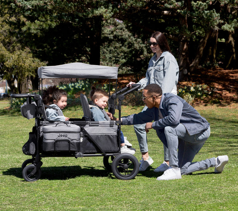 Delta Children Jeep Wrangler Deluxe 4-Seater Stroller Wagon — View 10