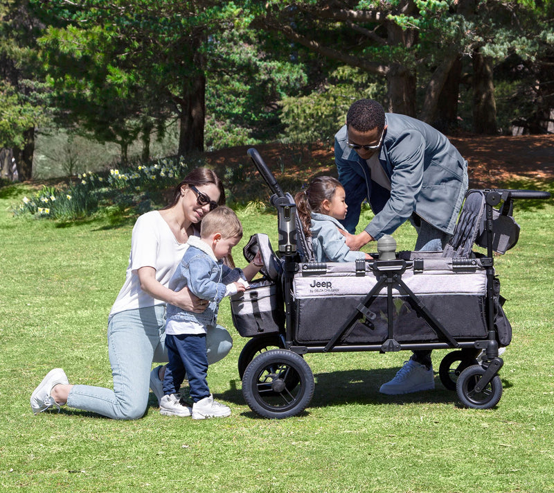 Delta Children Jeep Wrangler Deluxe 4-Seater Stroller Wagon — View 7