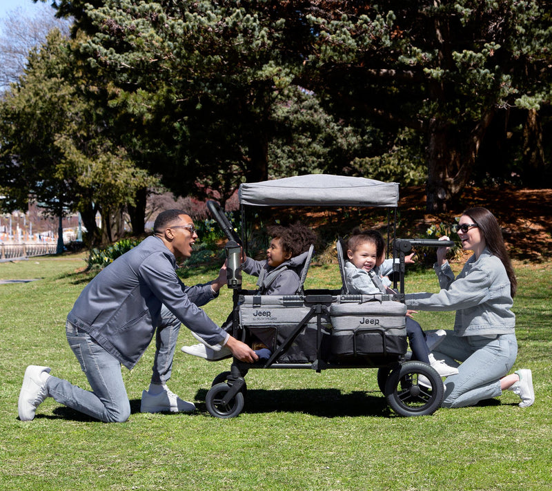 Delta Children Jeep Wrangler Deluxe 4-Seater Stroller Wagon — View 6