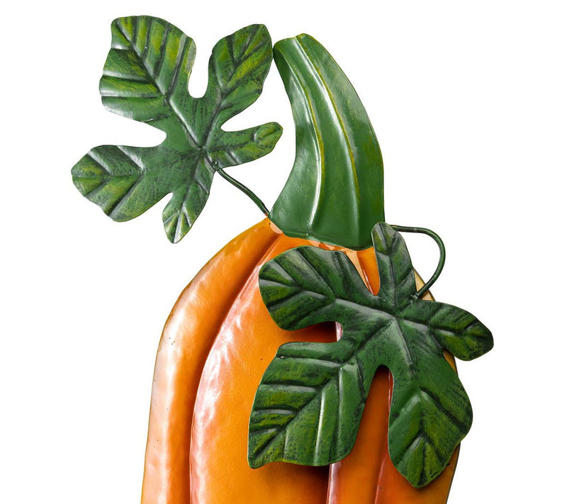 Evergreen S/2 Embossed Pumpkin & Sunflower Stak es — View 5
