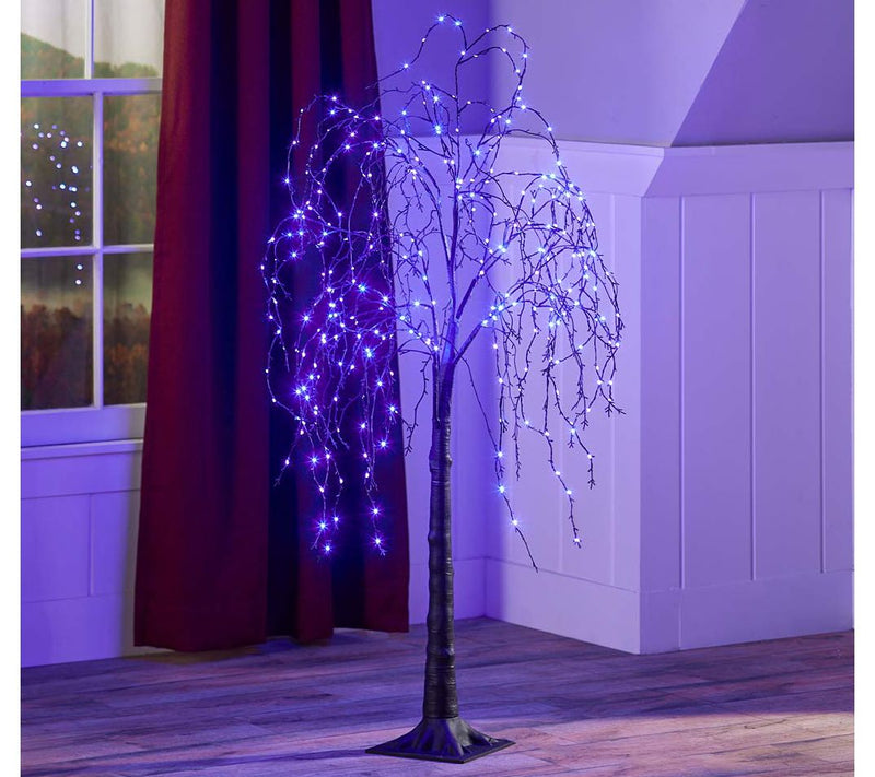 Evergreen 4' Indoor/Outdoor Lighted Weeping Willow Tree — View 8