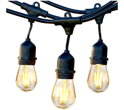 Brightech Ambience Pro LED 1W S14 48 Ft HangingString Lights