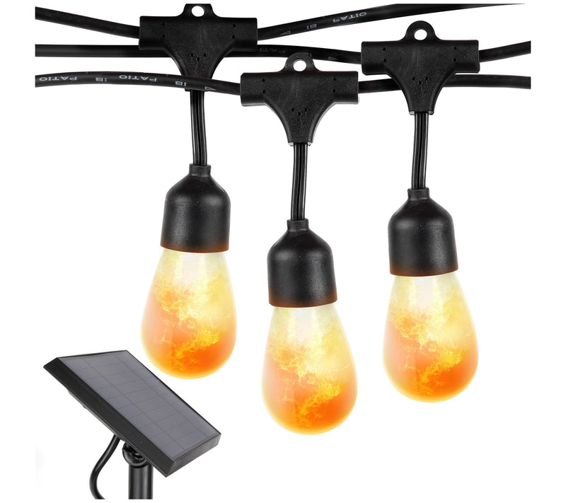 Brightech Ambience Pro Solar LED 5W Hanging Flame String Light — Main view