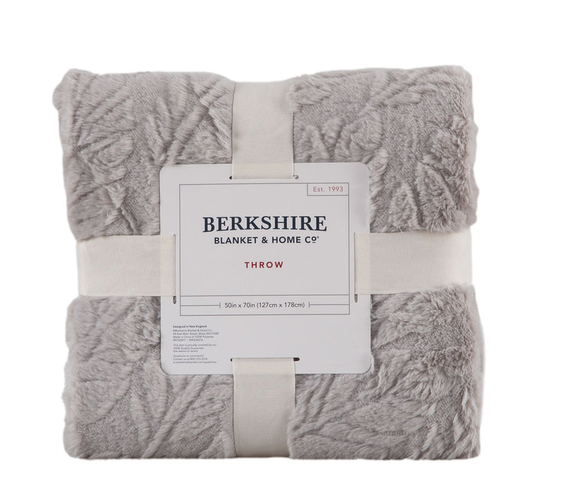 Berkshire Plush Angel Feather 50" x 70" Throw by Alberti — View 14