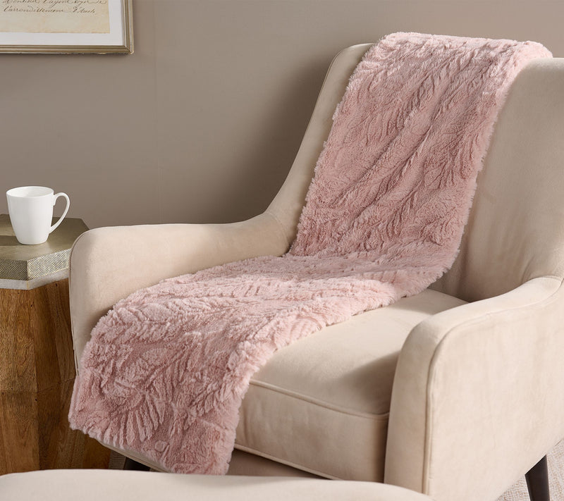 Berkshire Plush Angel Feather 50" x 70" Throw by Alberti — View 3