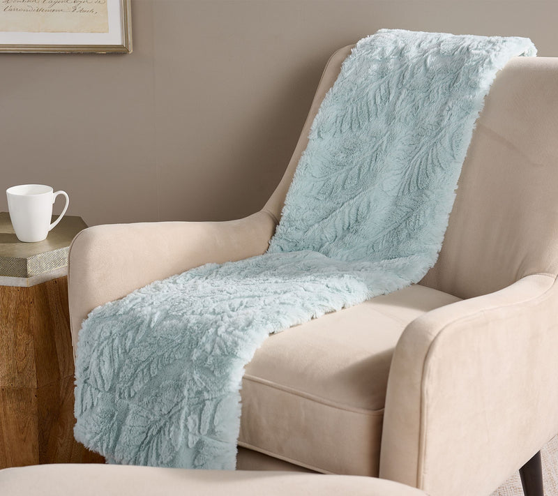 Berkshire Plush Angel Feather 50" x 70" Throw by Alberti — View 5