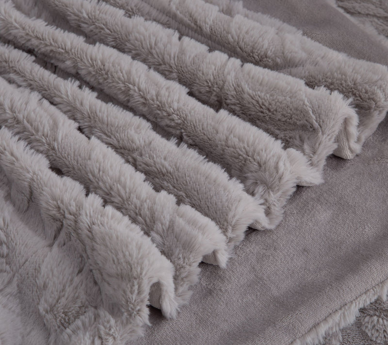 Berkshire Plush Angel Feather 50" x 70" Throw by Alberti — View 11