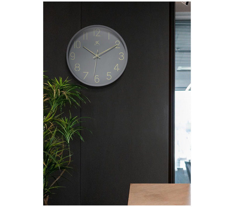 Infinity Instruments Stencil Number Clock, 14" — View 11
