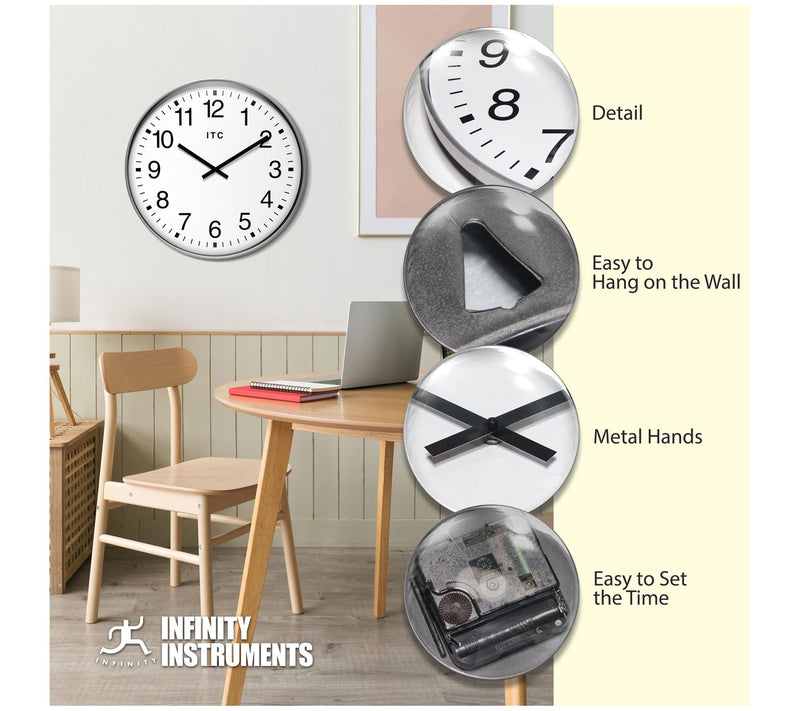 Infinity Instruments Profuse 19" Business Clock — View 9