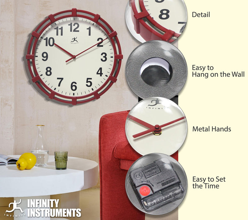 Infinity Instruments 16" Skipper Wall Clock — View 12