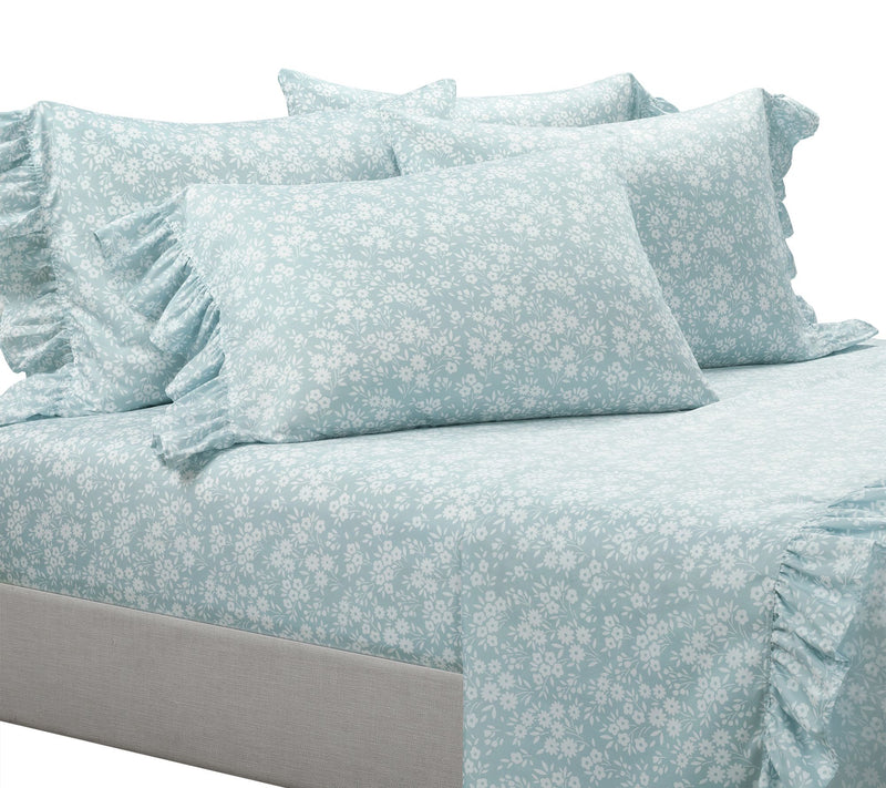 Lush Decor Garden Of Flowers Ruffle 6Pc Sheet Set-King — View 8