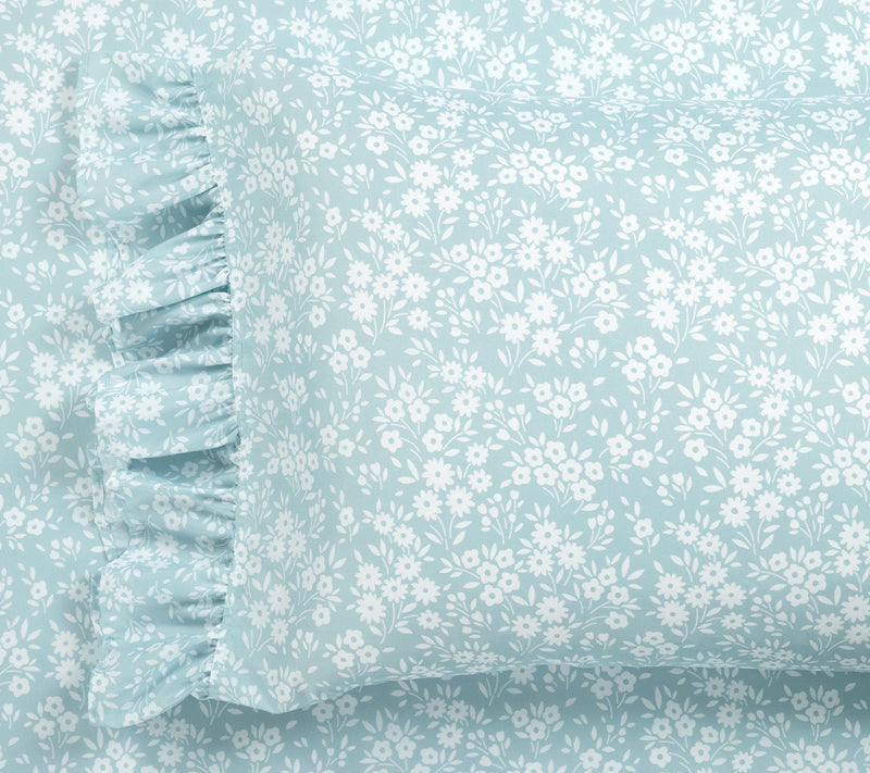 Lush Decor Garden Of Flowers Ruffle 6Pc Sheet Set-King — View 6