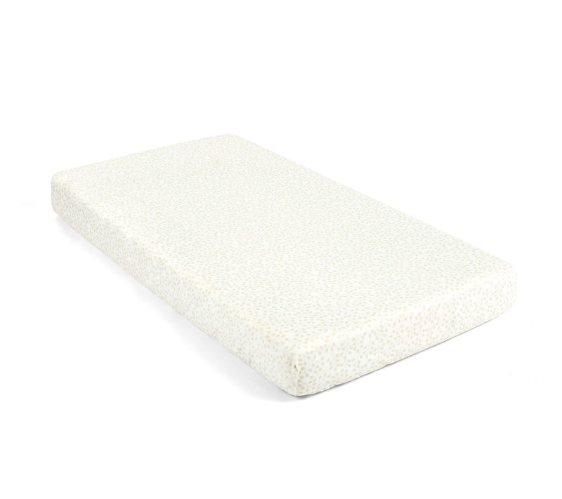 Farmhouse Leaf Branch Fitted Crib Sheet by Lush Decor — View 7