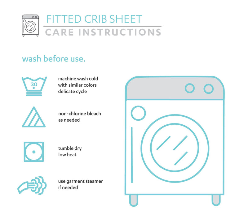 Farmhouse Leaf Branch Fitted Crib Sheet by Lush Decor — View 11