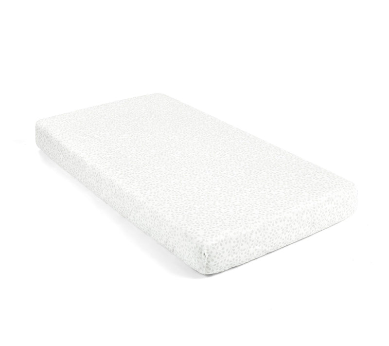 Farmhouse Leaf Branch Fitted Crib Sheet by Lush Decor — View 2