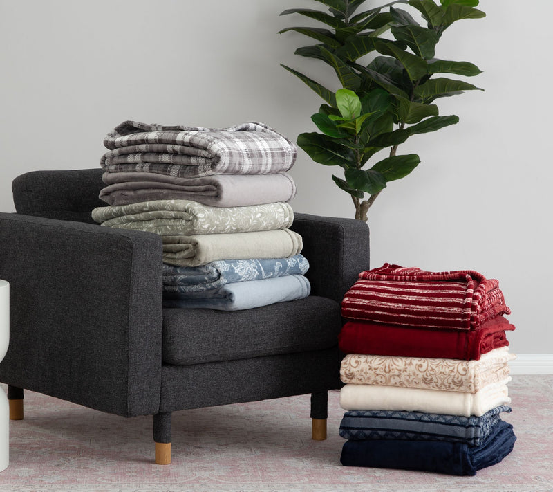 Berkshire 2-pk 60" x 70" Velvetsoft Rev Grace Fur Throws — View 22
