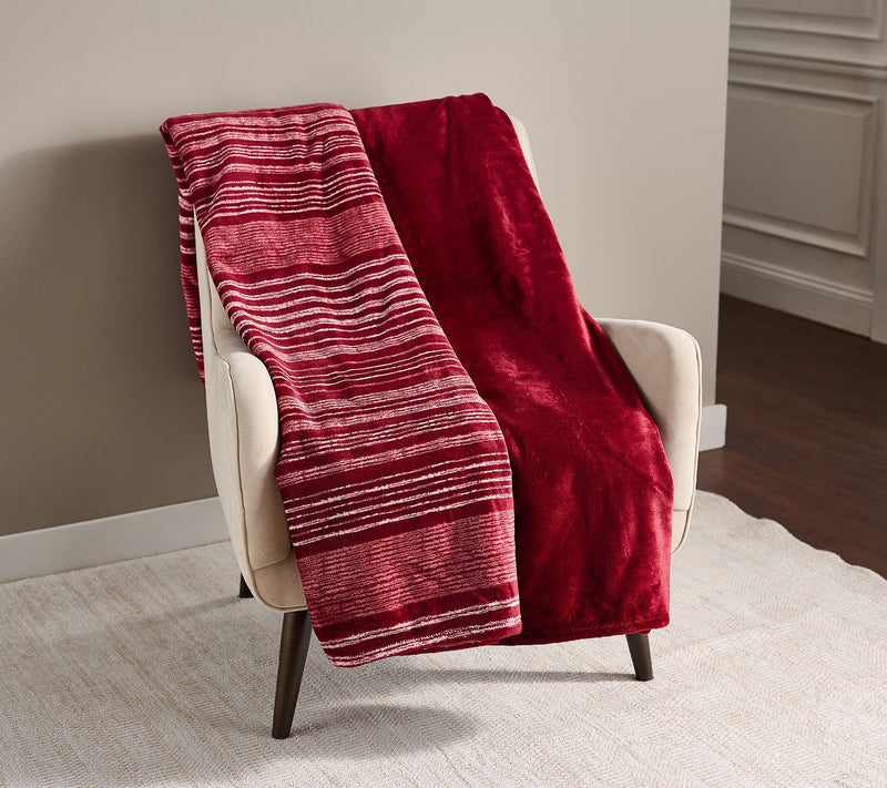 Berkshire 2-pk 60" x 70" Velvetsoft Rev Grace Fur Throws — View 13