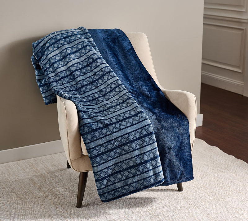 Berkshire 2-pk 60" x 70" Velvetsoft Rev Grace Fur Throws — View 11