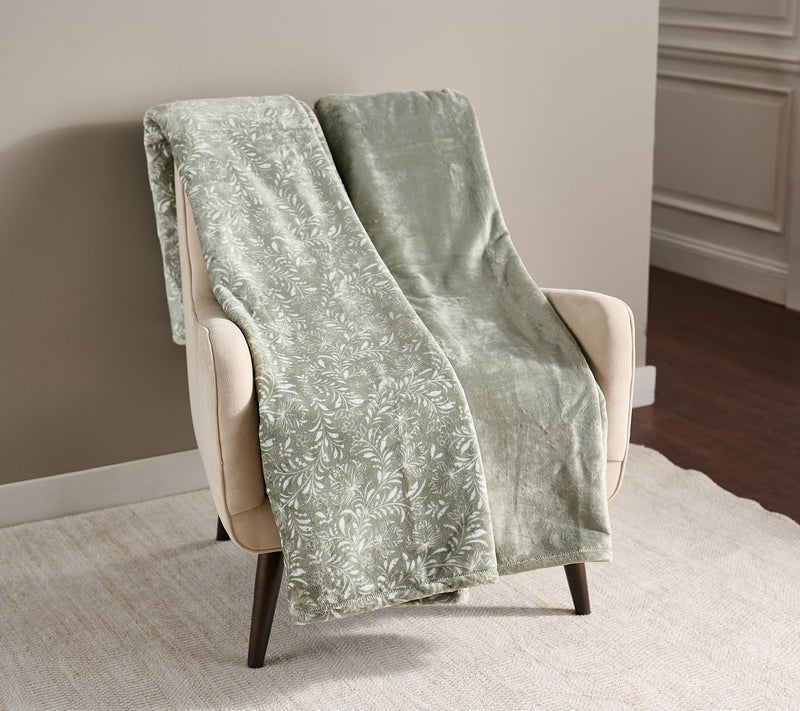 Berkshire 2-pk 60" x 70" Velvetsoft Rev Grace Fur Throws — View 15