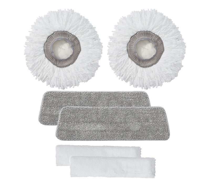 True & Tidy 6pc Replacement Mop Pad Set for SPRAY-360 — View 3