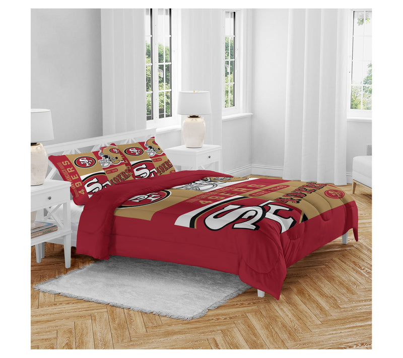 Pegasus Sports NFL Block Logo Queen 3 Piece Bedin a Bag — Main view