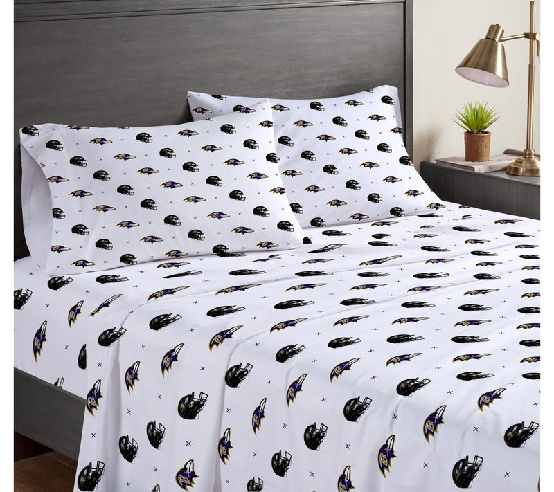 Pegasus Sports NFL Small X Queen Sheet Set — View 25