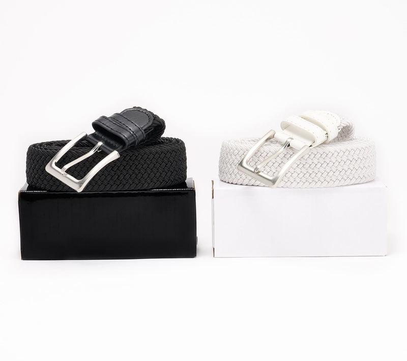 Bell & Howell Set of 2 Stretch Belts w/ Matching Gift Boxes — View 9