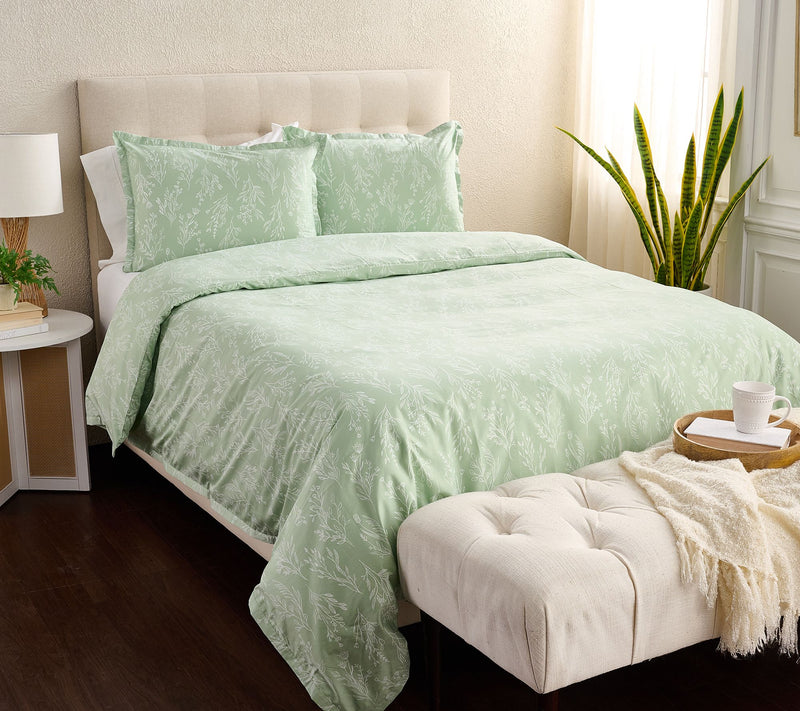 Northern Nights Wrinkle Defense Duvet Cover & Sham Set - Full — View 2