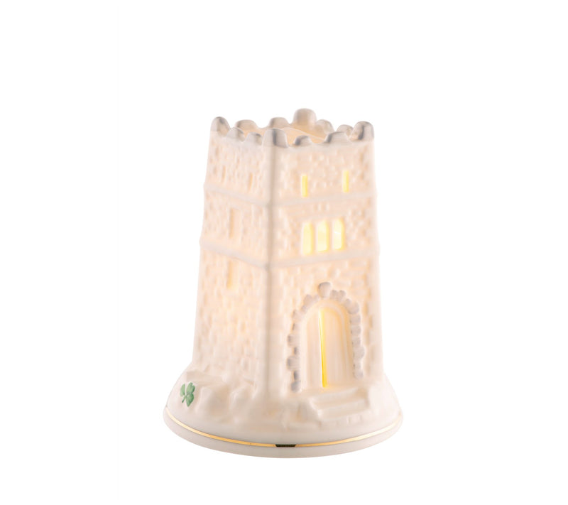 Belleek Pottery Light Up LED Monea Castle — View 3