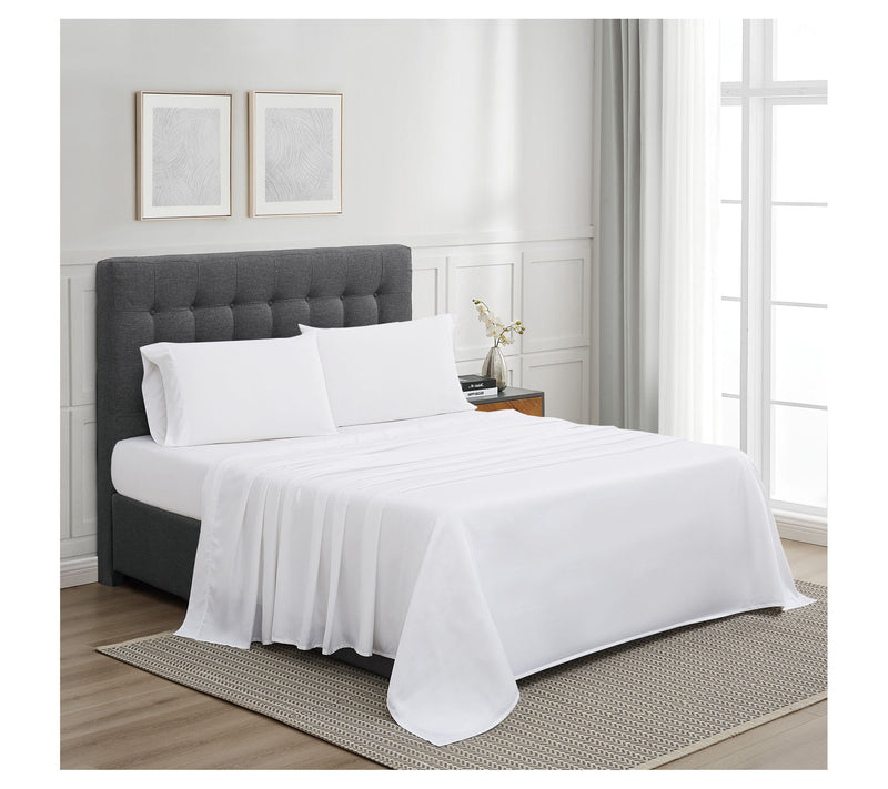 Badgley Mischka 300TC Tencel Twin 3-Piece SheetSet — View 7
