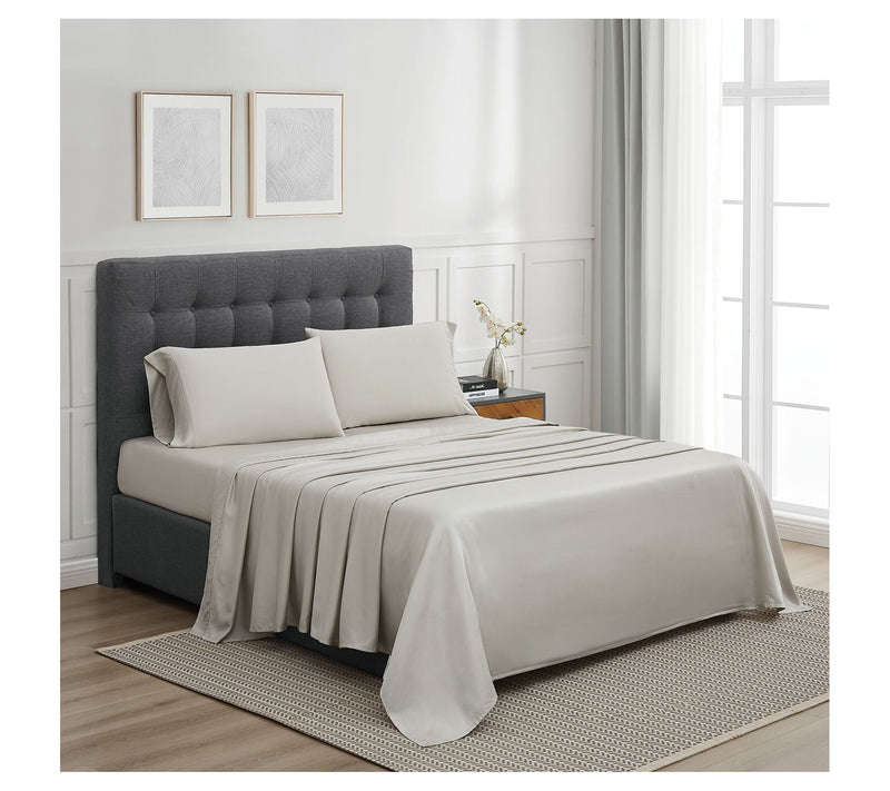 Badgley Mischka 300TC Tencel Twin 3-Piece SheetSet — View 9