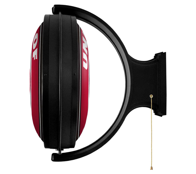 The Fan-Brand NCAA Round Rotating Lighted WallClock — View 3